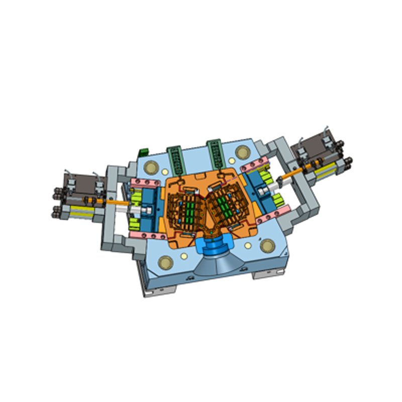 Alüminyum Alaşımlı Döküm Pil Bölmesi Plakası Bir Kalıp İki Delik