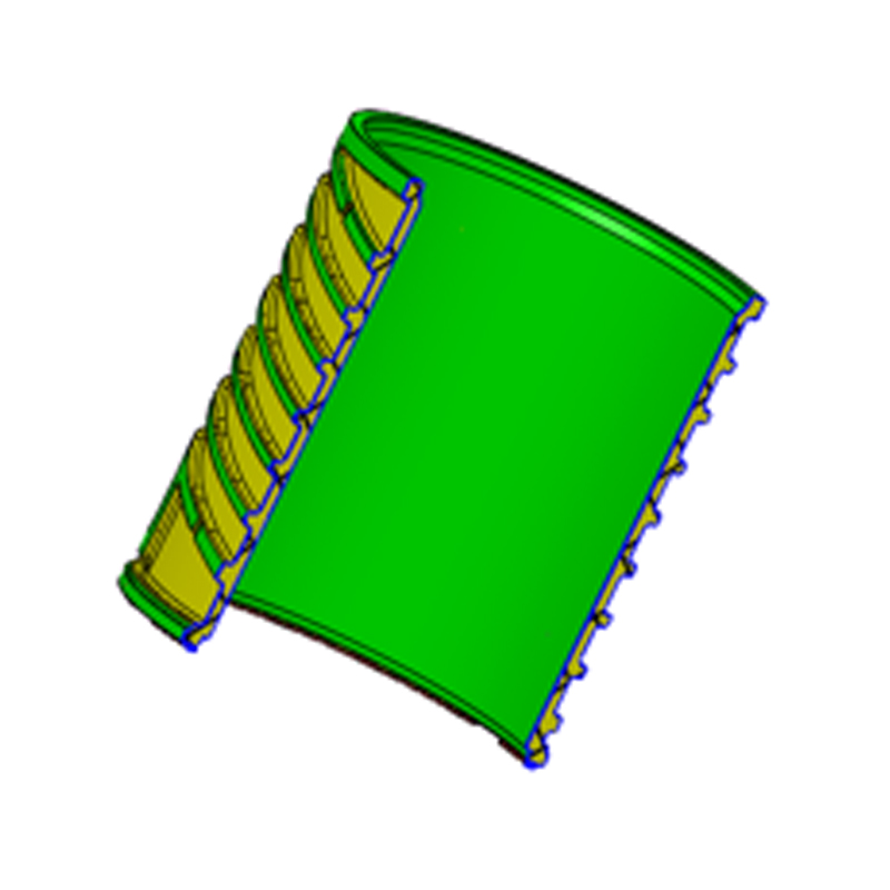 Alüminyum Alaşımlı Döküm Soğutma Suyu Ceketi Alüminyum Alaşımlı Döküm Soğutma Suyu Ceketi